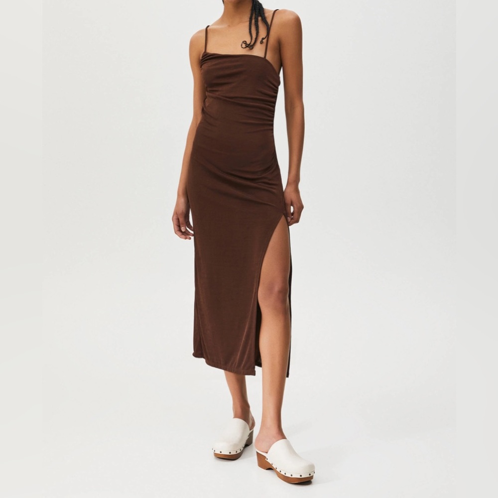 Brown Pull&Bear Maxi Dress